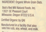 Bob's Red Mill Organic Old Fashioned Rolled Oats, 16oz (Pack of 1) - Organic, Non GMO, Whole Grain, Vegan, Kosher