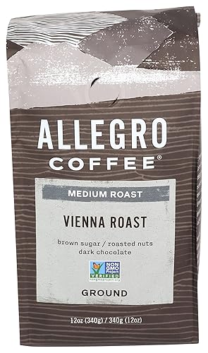 Allegro Coffee Vienna Roast Ground Coffee, 12 oz