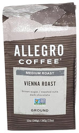 Allegro Coffee Vienna Roast Ground Coffee, 12 oz