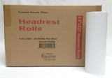 Premium Head Rest Paper Rolls 8.5"x225', 25 Rolls Per Box, Clinical Health Service's Brand Item 55508
