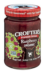 Crofters Fruit Spread - Organic - Premium - Raspberry - 16.5 Oz