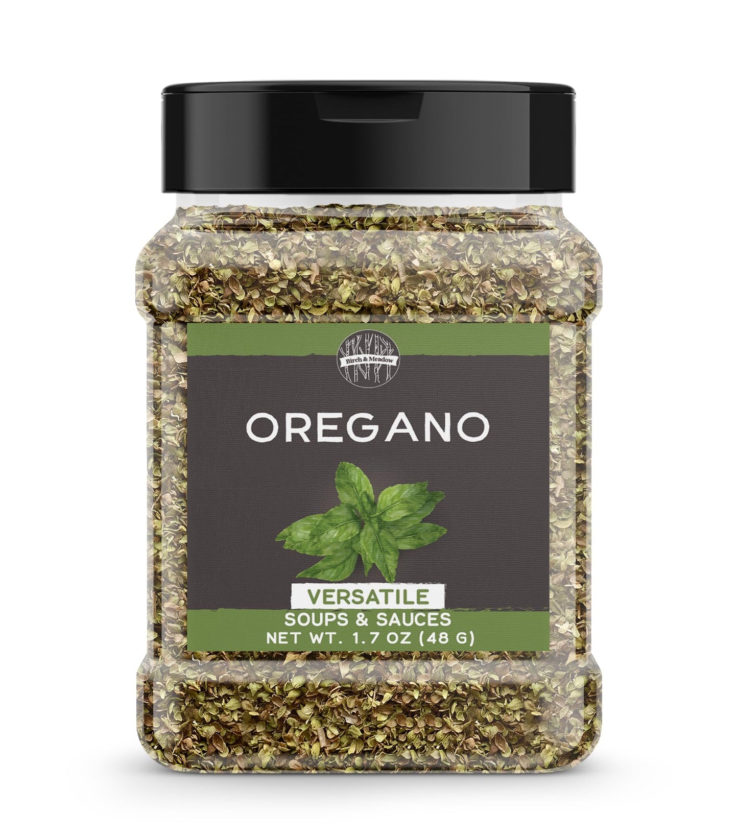 Birch & Meadow Oregano Flakes, 1.7 oz, Versatile Spice, Rich & Savory Flavor