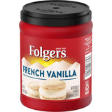 Folgers French Vanilla Flavored Ground Coffee, 11.5 Ounces