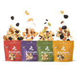 Healthy Snacks Variety 4-Pack for Adults and Kids | No Added Sugars | Premium Dried Fruit and Mixed Nuts | Trail Mix | Vegan Snacks | Snack Pack of 4