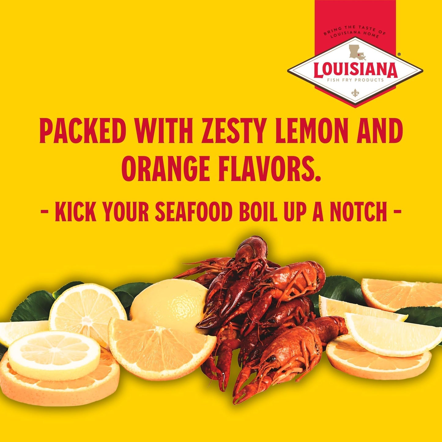 Zesty Citrus Boil Booster - Seafood Boil Enhancer - Crab, Shrimp, Crawfish Seasonings, Boil Mix and Spice Enhancer 7 oz. (Pack of 4) By Louisiana Fish