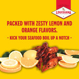 Zesty Citrus Boil Booster - Seafood Boil Enhancer - Crab, Shrimp, Crawfish Seasonings, Boil Mix and Spice Enhancer 7 oz. (Pack of 4) By Louisiana Fish