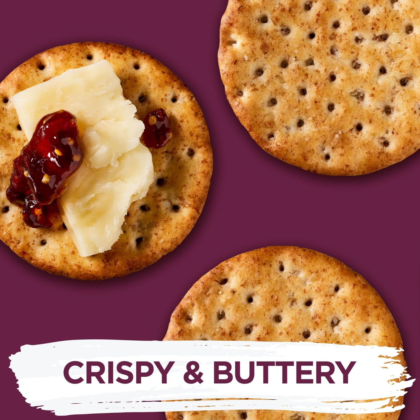 Toasteds Crackers, Lunch Snacks, Party Snacks, Harvest Wheat, 8oz Box (1 Box)
