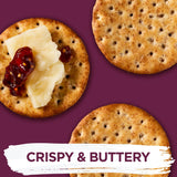 Toasteds Crackers, Lunch Snacks, Party Snacks, Harvest Wheat, 8oz Box (1 Box)