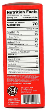 34 Degrees Chili Flake & Olive Oil Crisps, 4.5 OZ