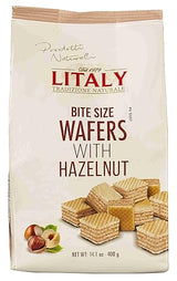 Litaly Bite Size Wafers with Hazelnut, 14.1 Ounce