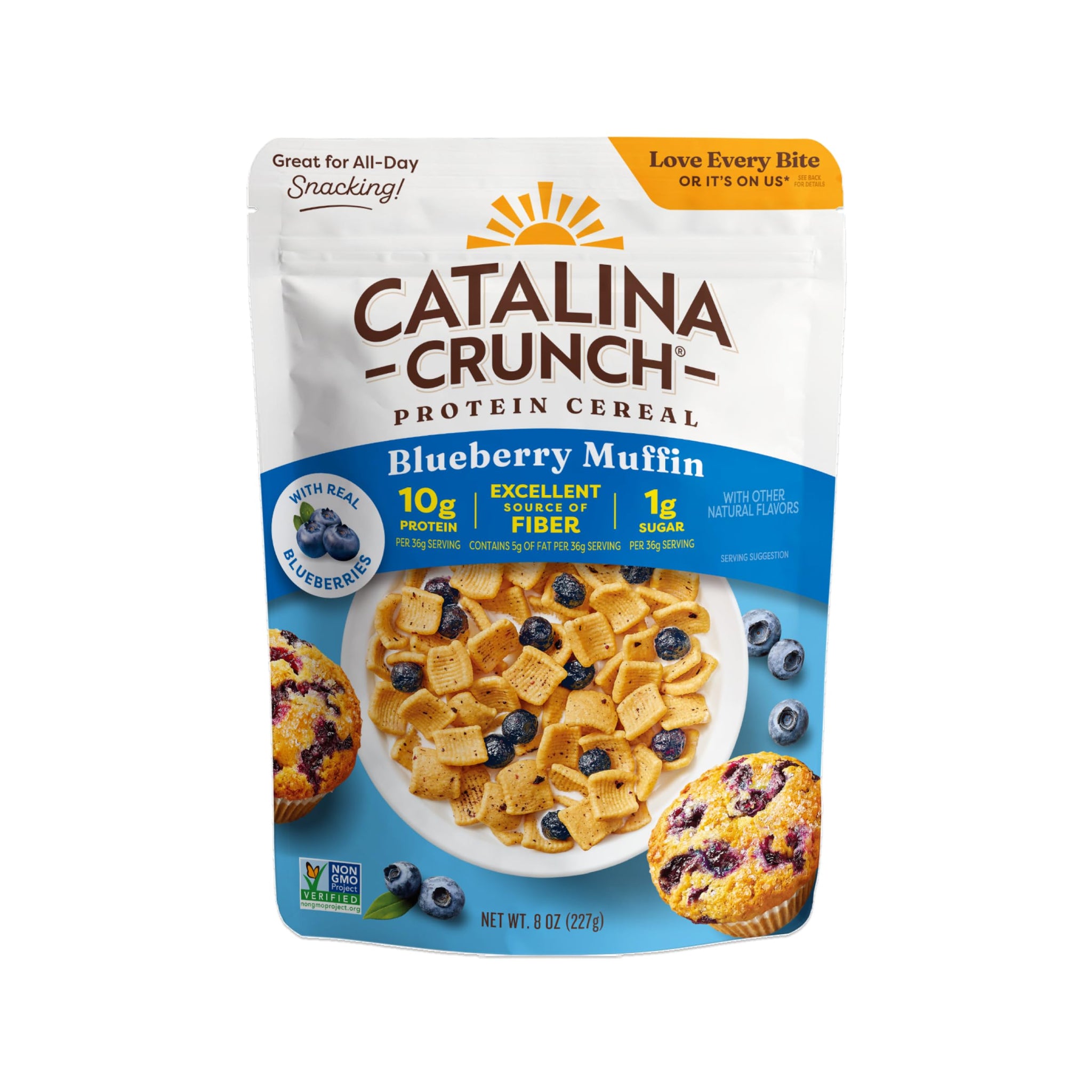 Catalina Crunch Protein Cereal, Blueberry Muffin, 8 oz Bag (Pack of 1)