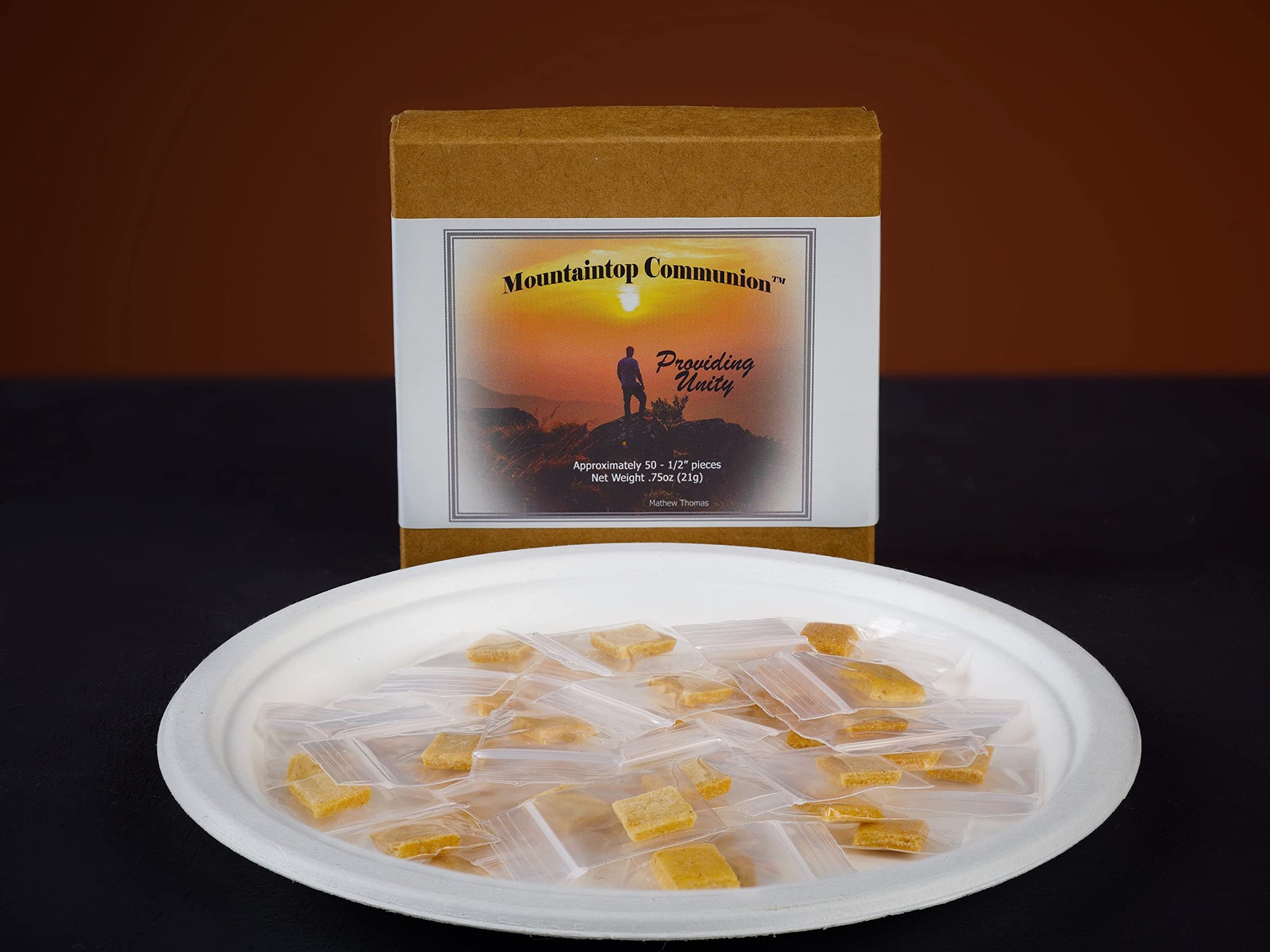 Individually Wrapped Gluten-Free Communion Bread (50 Count)
