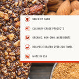 Taos Bakes - Blueberry Lemon + Cashew Coconut - Breakfast Bar - Gluten Free, Non-GMO, Healthy Granola Bars - Filled with Cashews, Wild Blueberries
