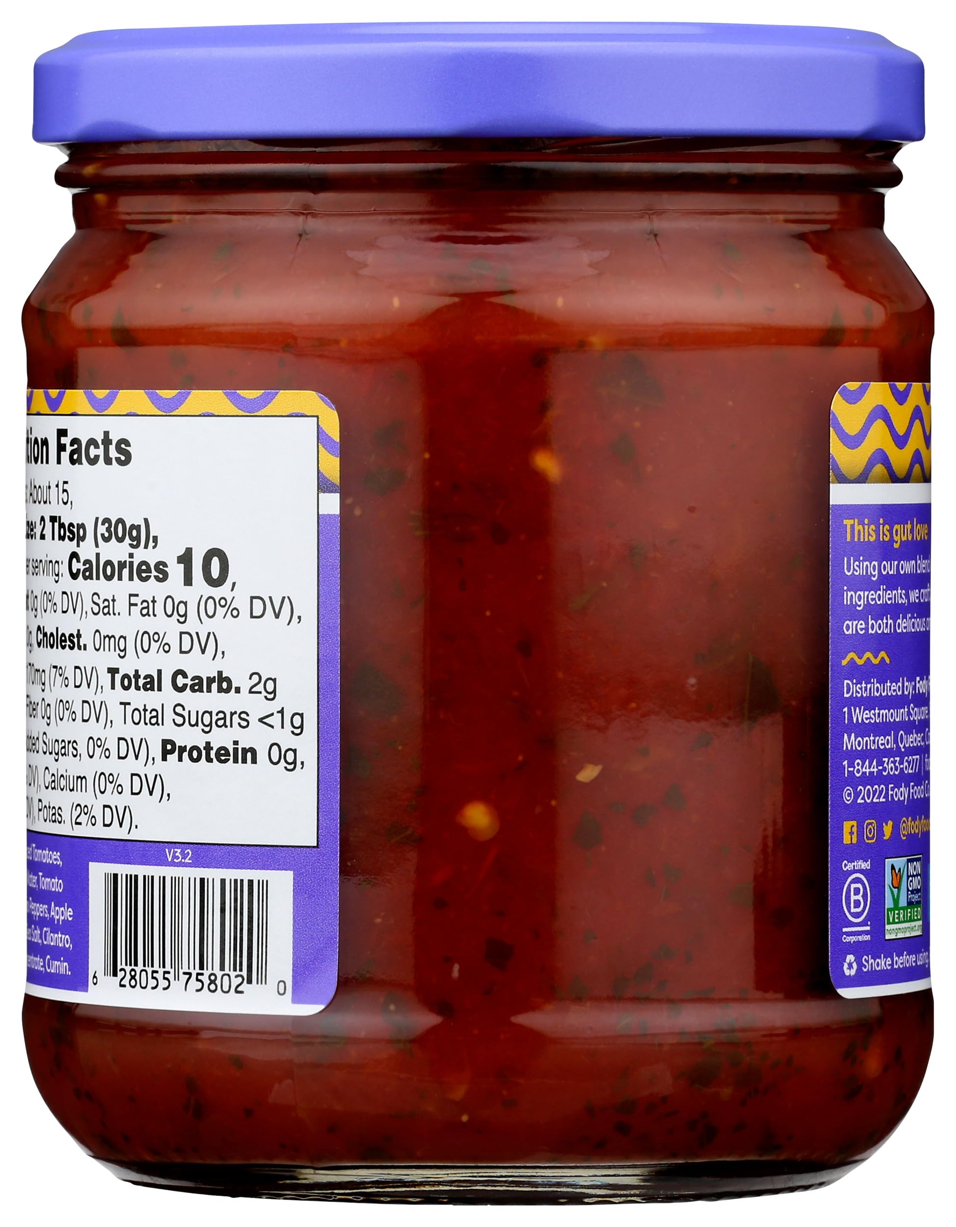 Fody Food Company Mild Salsa, 16 OZ