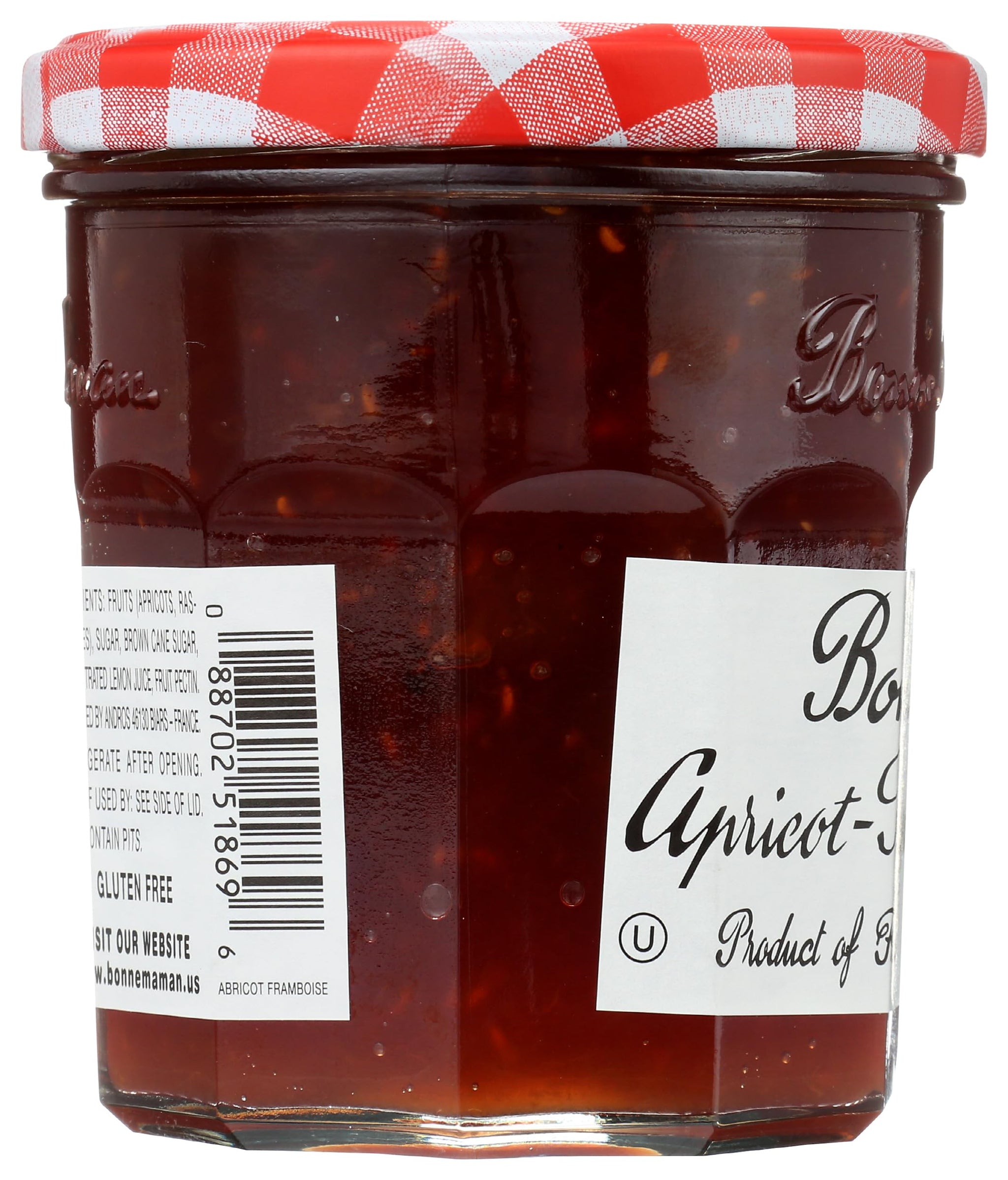 Bonne Maman, Preserves Apricot Raspberry, 13 Ounce