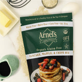 Pancake & Waffle Mix, High Protein, High Fiber, Certified Gluten free, Organic, non-GMO Verified, Certified Kosher, Gluten Free Baking, 2 Pounds