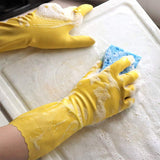 PLAYTEX HandSaver Rubber Gloves for Kitchen and Household Cleaning (8 Pairs), XL