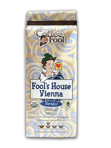 Coffee Fool's Organic Fair Trade House Vienna (Whole Bean)