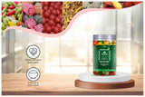 Blessfull Healing Multi Color Ball 5 Oz(Ounce) Airtight Container With Spoon