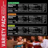 BEER NUTS Variety Pack, Habanero Bar Mix, 12oz Cantina Mix with Twang, 12oz Bar Mix w/Wasabi, nack Bulk Bundle Resealable Jars (12oz each, Pack of 3)