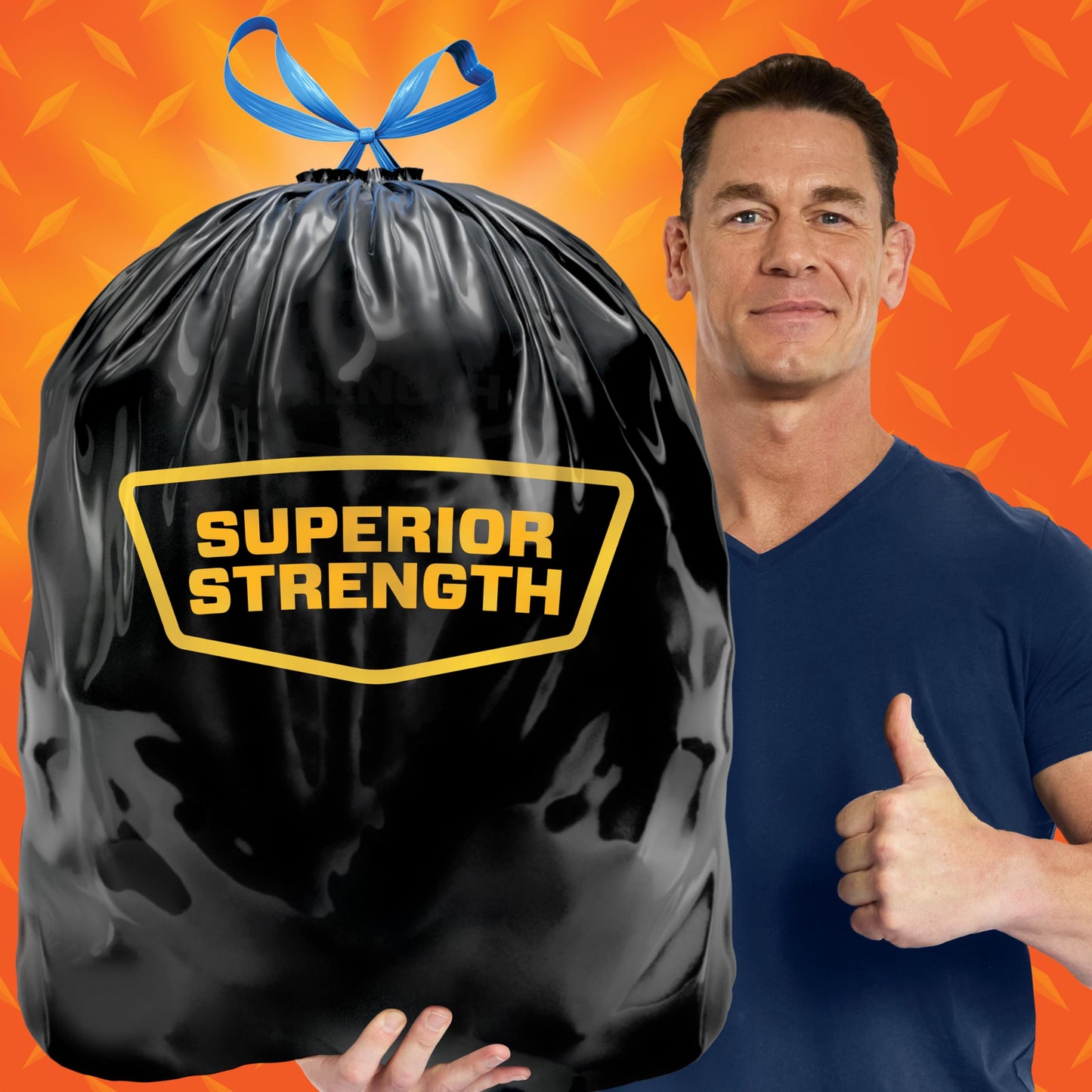 Hefty Strong 30 Gallon Trash Bags, Large Trash Bags 30 Gallon Size, Durable Drawstring Enclosure, Resists Punctures, Leaks, and Tears, Black