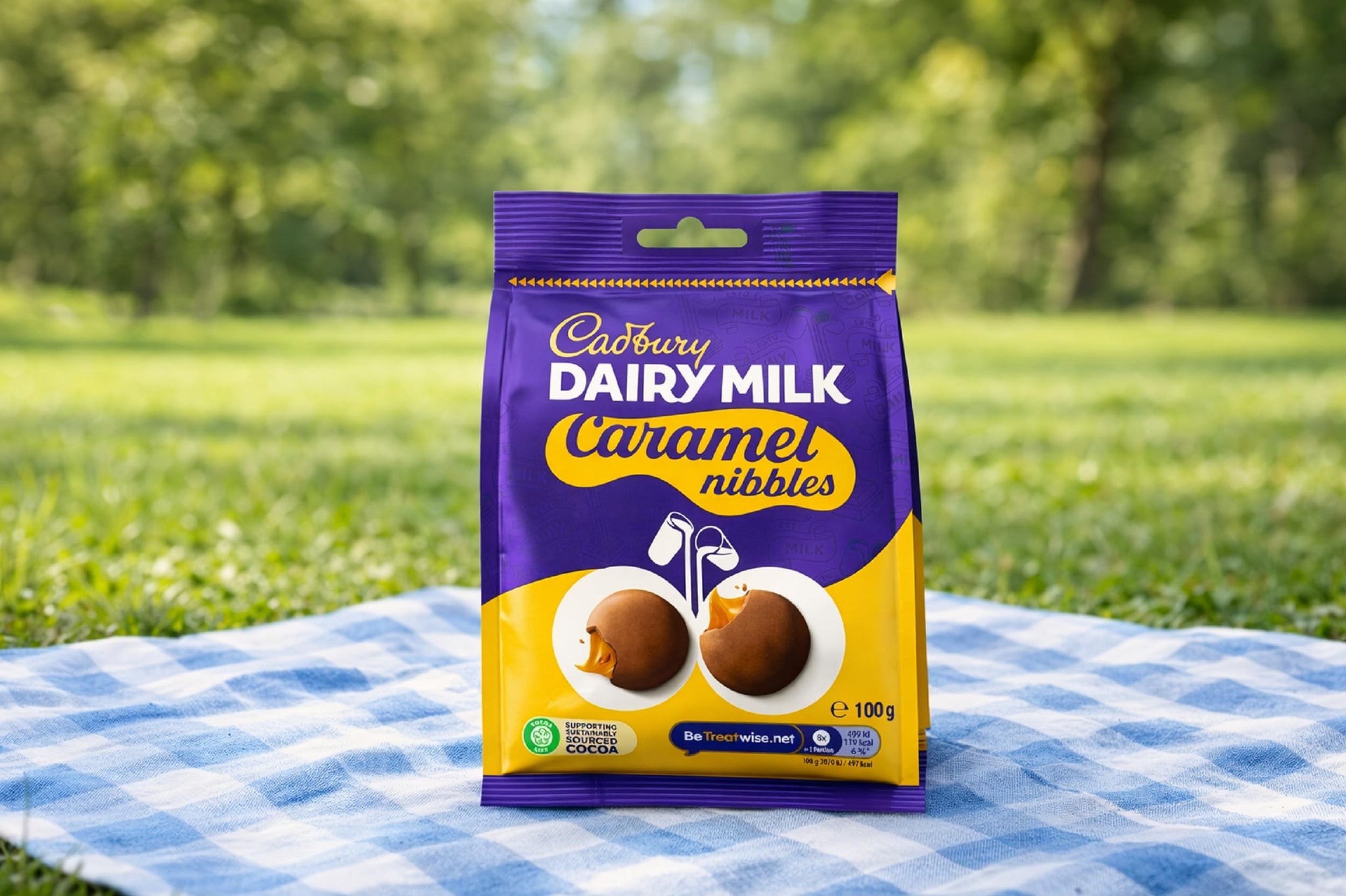 Cadbury Dairy Milk Caramel Nibbles 100g - Pack of 6