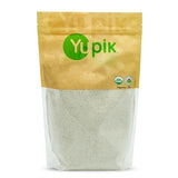 Yupik Organic Ground Buckwheat Flour 2.2 lb (35.2 oz), USDA Certified, Gluten-Free, Raw, Vegan, Kosher, Non-GMO, Finely Ground, Ideal for Baking