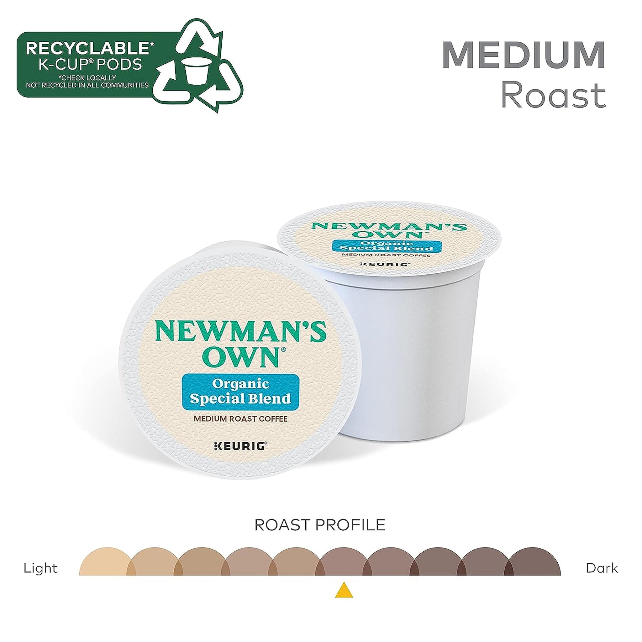 40-count K-cup Portion Packs for Keurig K-cup Brewers, Newman's Own Special Blend