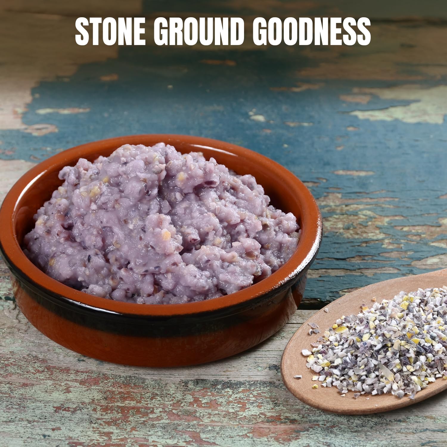 Marsh Hen Mill Sea Island Blue Grits, Stone Ground, Gluten-Free Old Fashioned, Southern Heirloom Corn with Hearty, Fruity, Nutty Flavor, 100% Natural