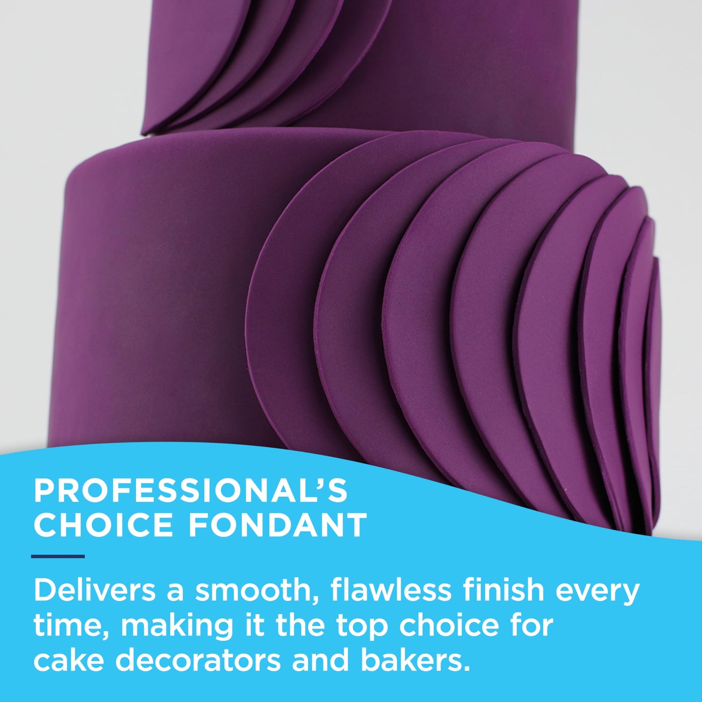 Satin Ice Fondant for Cake Decorating, White Buttercream (2 Pound)