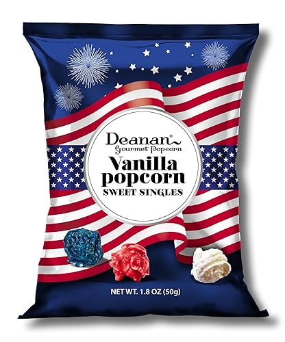 Deanan® Patriotic Vanilla Popcorn 12 Count (1.5 Cup ea)