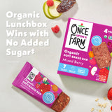 Once Upon A Farm Organic Mixed Berry Soft-Baked Bars, 4 Count