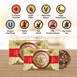Grab The Gold Chocolate Peanut Butter Protein Snack Bars | 11g Plant-Based Protein, Organic Oats, Gluten-Free, Vegan, Dairy-Free, Kosher, High-Fiber