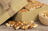 Gourmet Peanut Brittle Gift Box - by Its Delish | Handmade Old-Fashioned Style | Beautiful & Delicious Square Cut Pieces 16 Oz Peanuts Brittle |