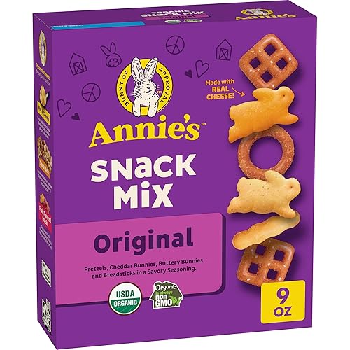 Annie's Organic Assorted Crackers and Pretzels Snack Mix, 9 oz