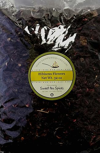 Hibiscus Flowers-5Lb-Bulk Hibiscus Tea Flowers-Bulk-Sweet Pea Spice