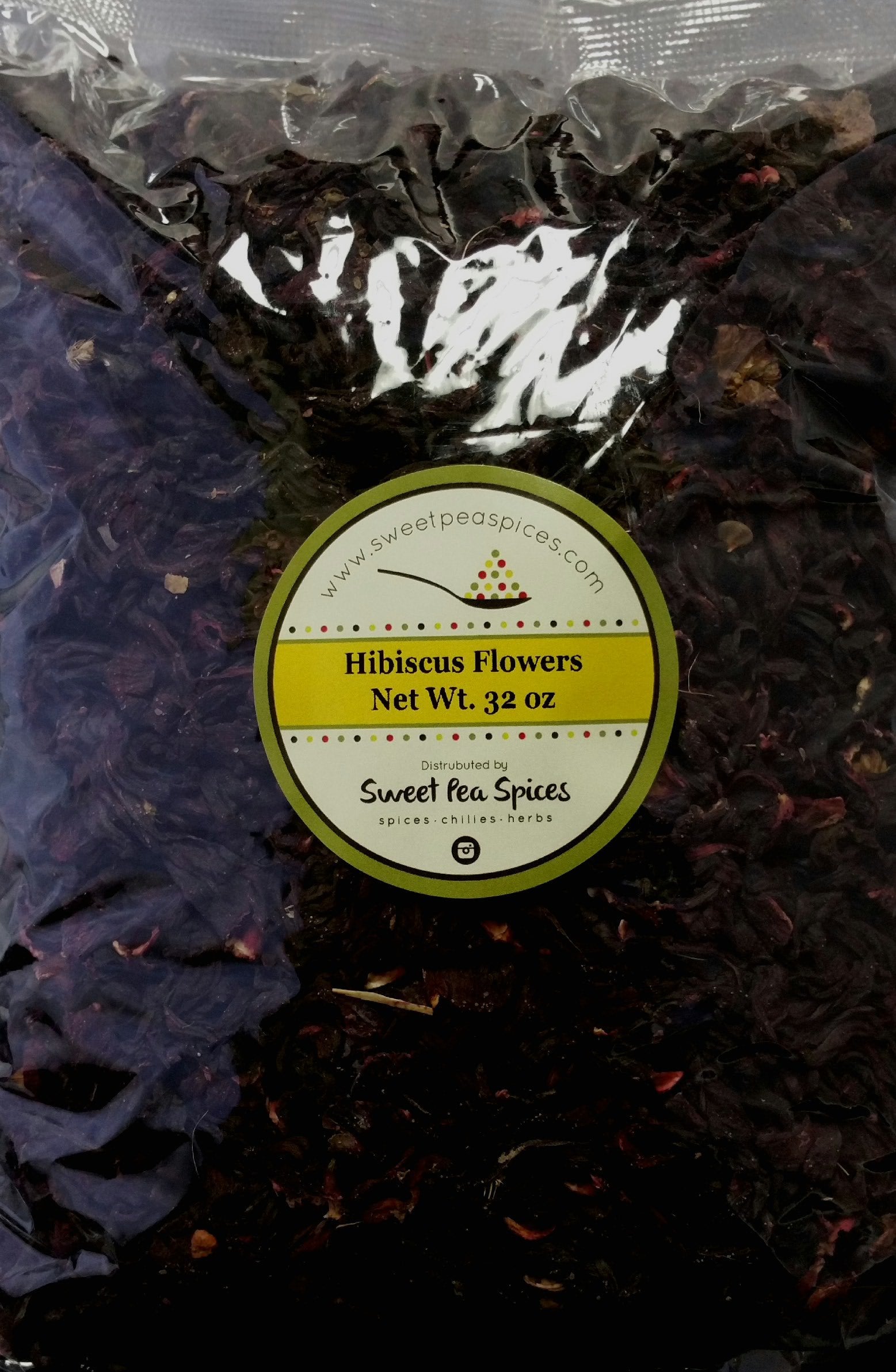 Hibiscus Flowers-5Lb-Bulk Hibiscus Tea Flowers-Bulk-Sweet Pea Spice