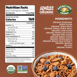Nature's Path Organic Heritage Flakes® Cereal, 32 oz (Pack of 1), Ancient Grains, 23g Whole Grains, Non-GMO, Earth Friendly Packaging