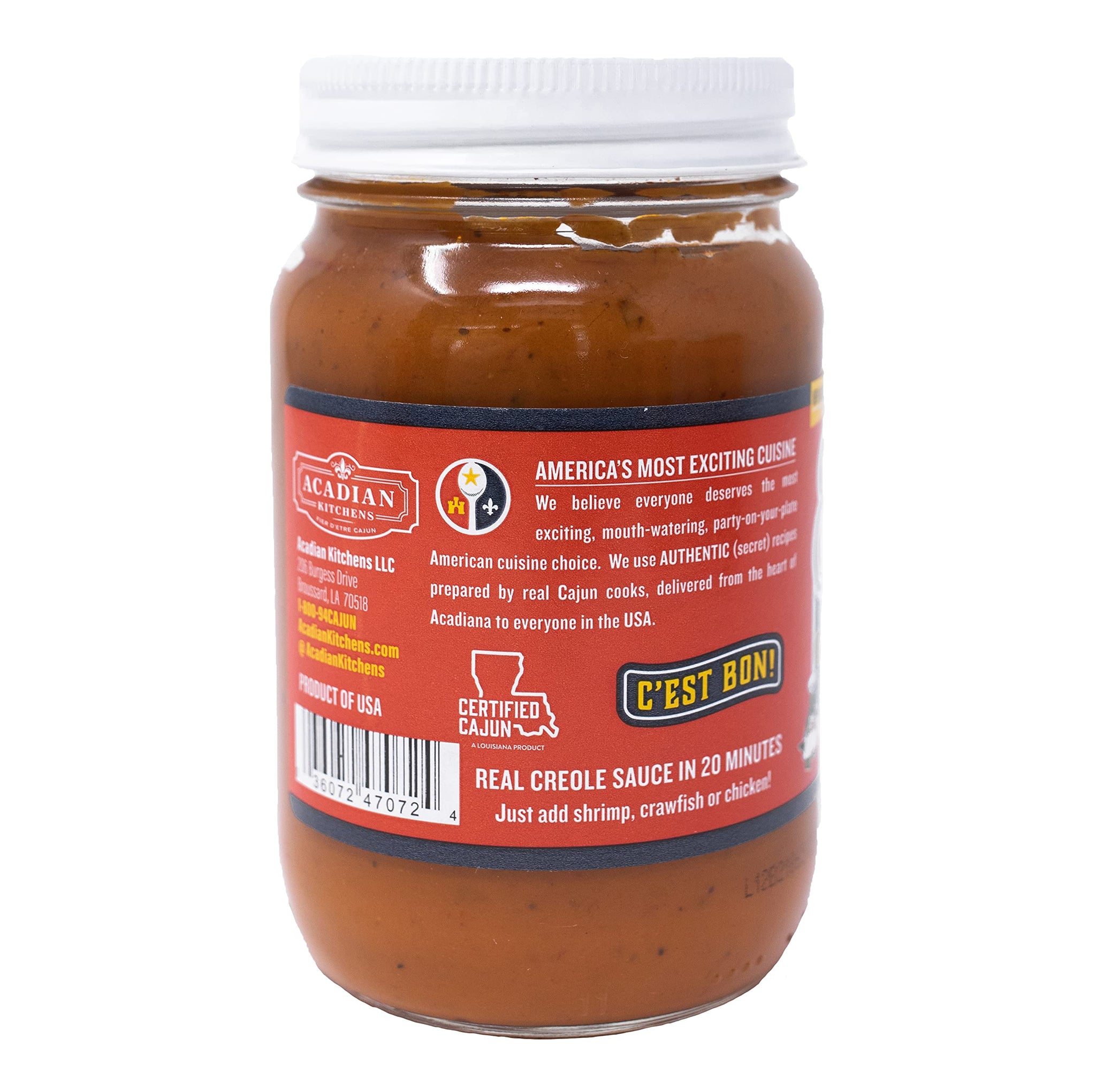 Fully Cooked Creole Sauce 16 oz Ragin' Cajun (Pack of 12)