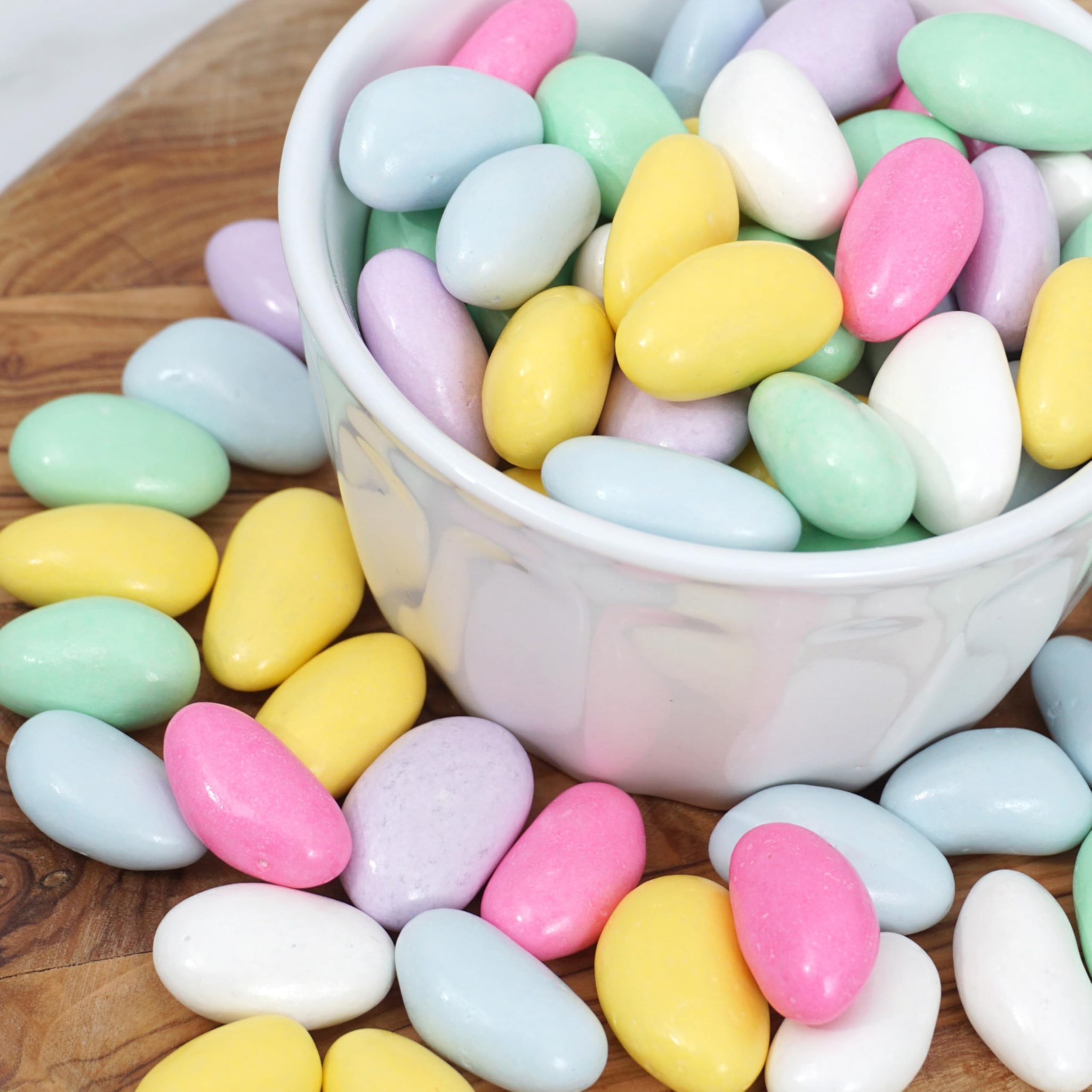 Assorted Jordan Almonds, 2 Pound Jordan Almond Bulk Bag, Almond Candy, Jordan Almonds Candy
