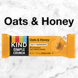 KIND Simple Crunch Bars, Oats & Honey, 7 Ounce (Pack of 8)