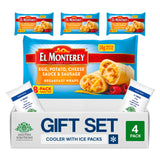 Salutem Vita - Egg Potato Cheese Sauce Sausage Breakfast Wraps, Gift Set, 28 oz - Pack of 4