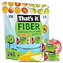 That’s it. Fiber Snacks for Kids - Fiber Fun Size Fruit Bar Variety Pack (Mango + Pear), 4g Fiber from Fruit per 2 Bars, No Added Sugar, 2-3