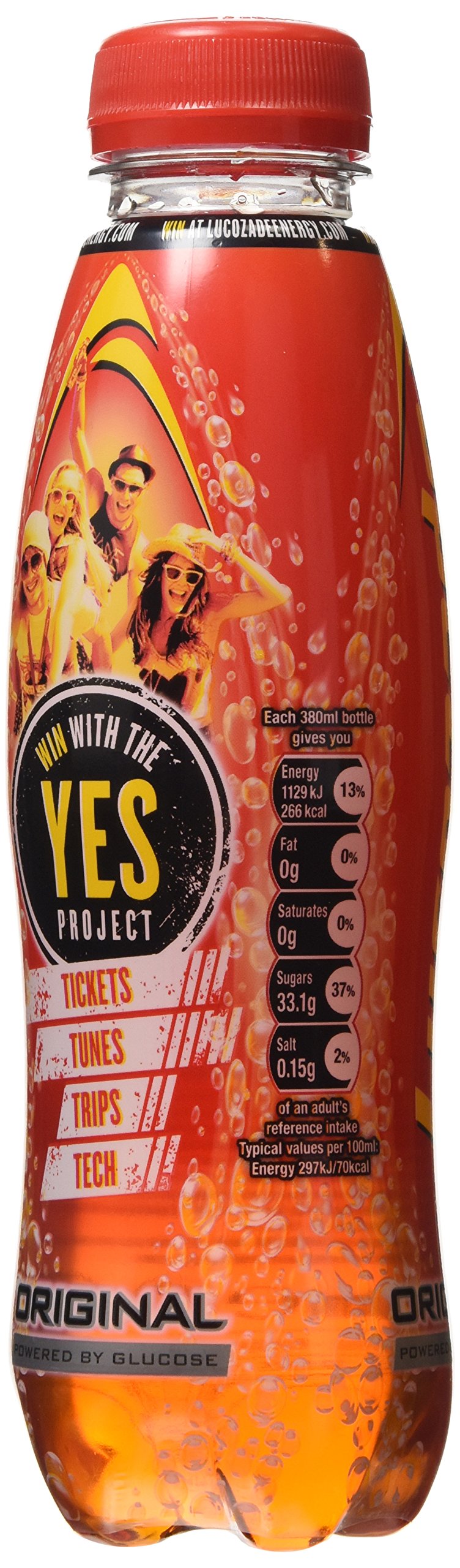 Lucozade Original Energy 6 Pack 380ml