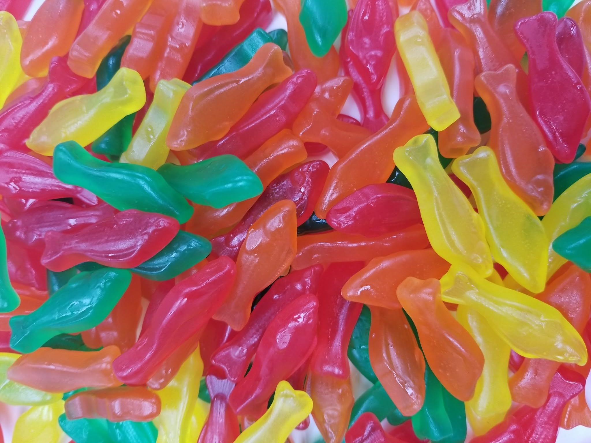 MiMa MiMa Assorted Gummy Candy - Fruity, Chewy Candy in Fun Shapes - Holiday Candy for Christmas Gifts & Stocking Stuffers- JuJu Fish 1lb