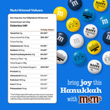 M&M’S WORLD Hanukkah Milk Chocolate Candy - 2 Pounds of Bulk Candy With Hanukkah Designs for Gifts, Party Favors, Holiday Celebrations and More