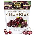 Traina Home Grown California Sun Dried Bing Cherries - Healthy & Non-GMO, Natural Sweet Flavor Fruit No Sugar Added, Perfect Snack In Resealable Pouch