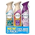 Febreze Air Mist, Air Freshener, Odor Fighting Room Spray, Deodorizer for Home Bathroom Kitchen Office Apartment, Lilac Sunrise, Warm Ocean Breeze