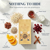 Sweet Diane’s Organic Granola - Orange Cranberry | 2-Pack (12 oz Each) | Gluten-Free, Vegan, Low Sugar, High Fiber | Oats, Pecans, Seeds & Citrus