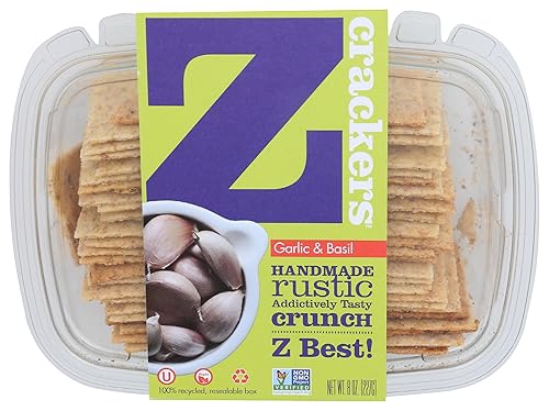 Z Crackers, Garlic and Basil, 8 0z